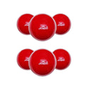 Jaspo T-20 Red Soft Cricket Ball (Pack of 6) | Grocsy