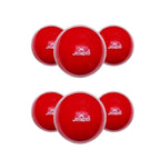 Jaspo T-20 Red Soft Cricket Ball (Pack of 6) | Grocsy