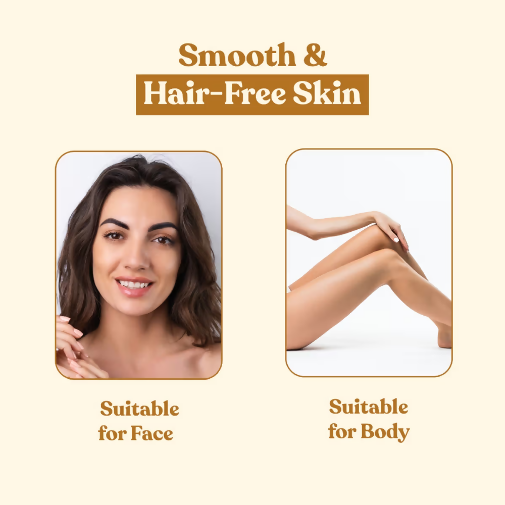 Wipness Natural Chocolate Facial Hair Removal Powder | Grocsy