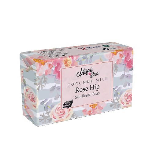 Mirah Belle Coconut Milk Rose Hip Skin Repair Soap | Grocsy