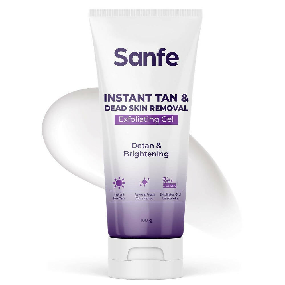 Sanfe Instant Tan & Dead Skin Removal Exfoliating Gel | Grocsy