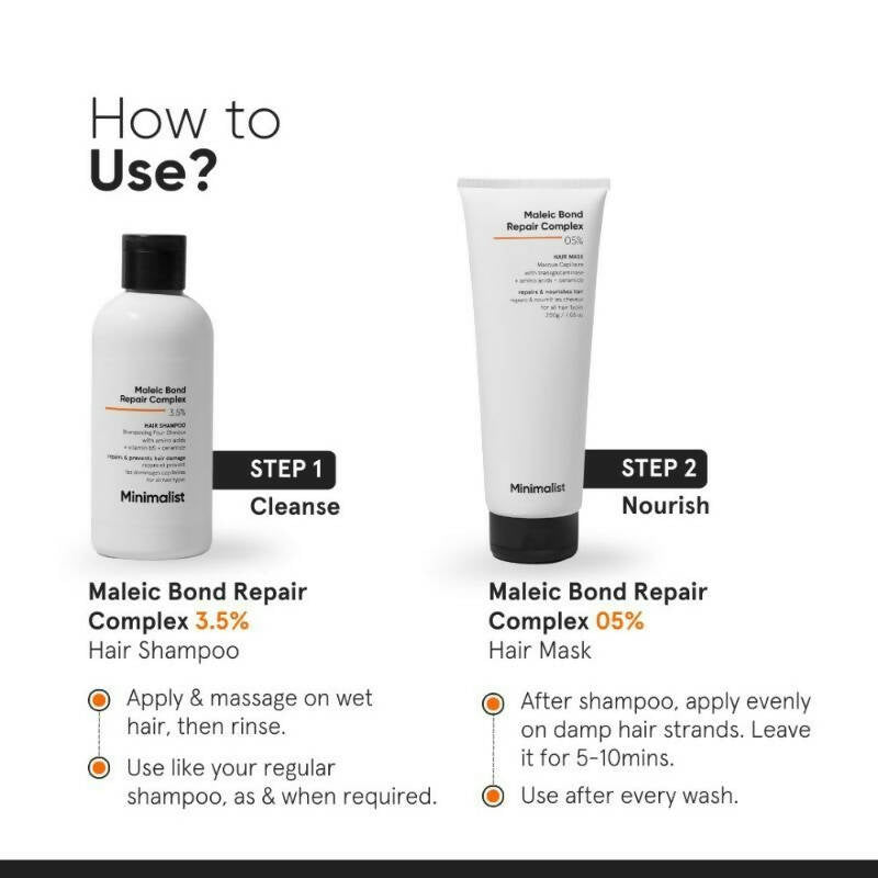 Minimalist Maleic Bond Repair Complex 5% Hair Mask | Grocsy
