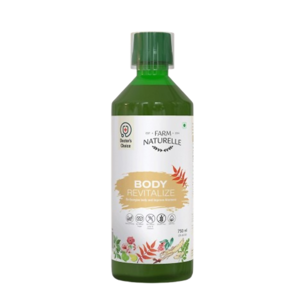 Farm Naturelle Body Revitalizer Juice - Ayurvedic Formula for Energy and Vitality | Grocsy