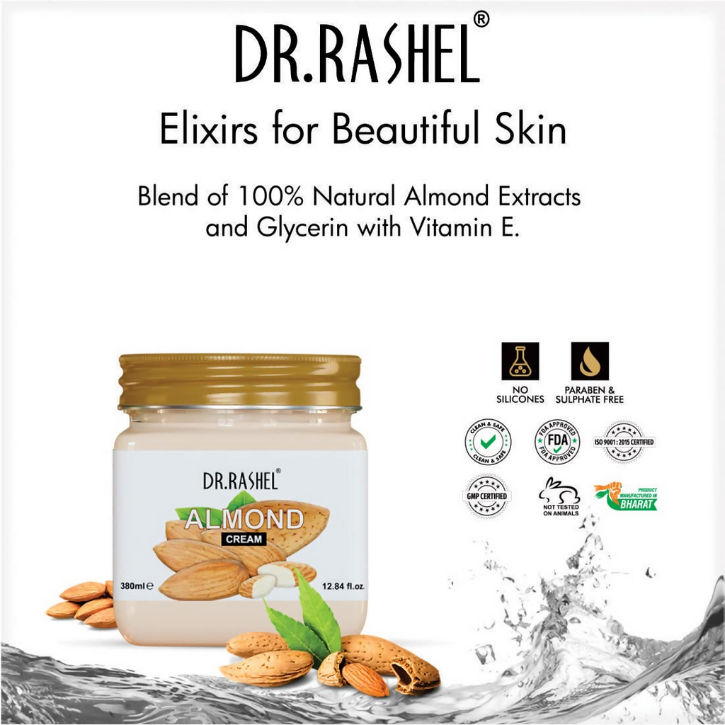 Dr.Rashel Almond Cream For Face And Body | Grocsy