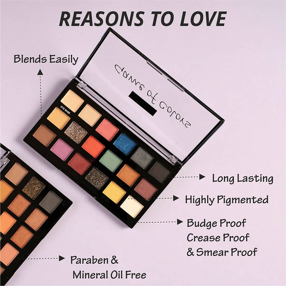 Flicka Game Of Colors Eyeshadow Palette - On High Note | Grocsy