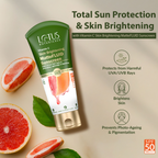 Lotus Botanicals 100x Vitamin C Matte Fluid Sunscreen, Sun Protect & Skin Brightening, SPF 50, PA+++ | Grocsy