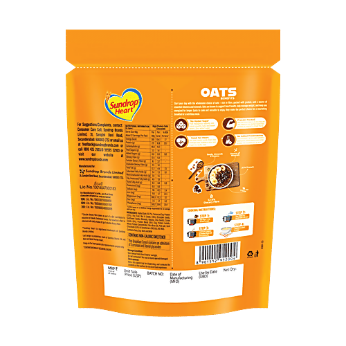 Sundrop Heart High Protein Oats - Chocolate | Grocsy