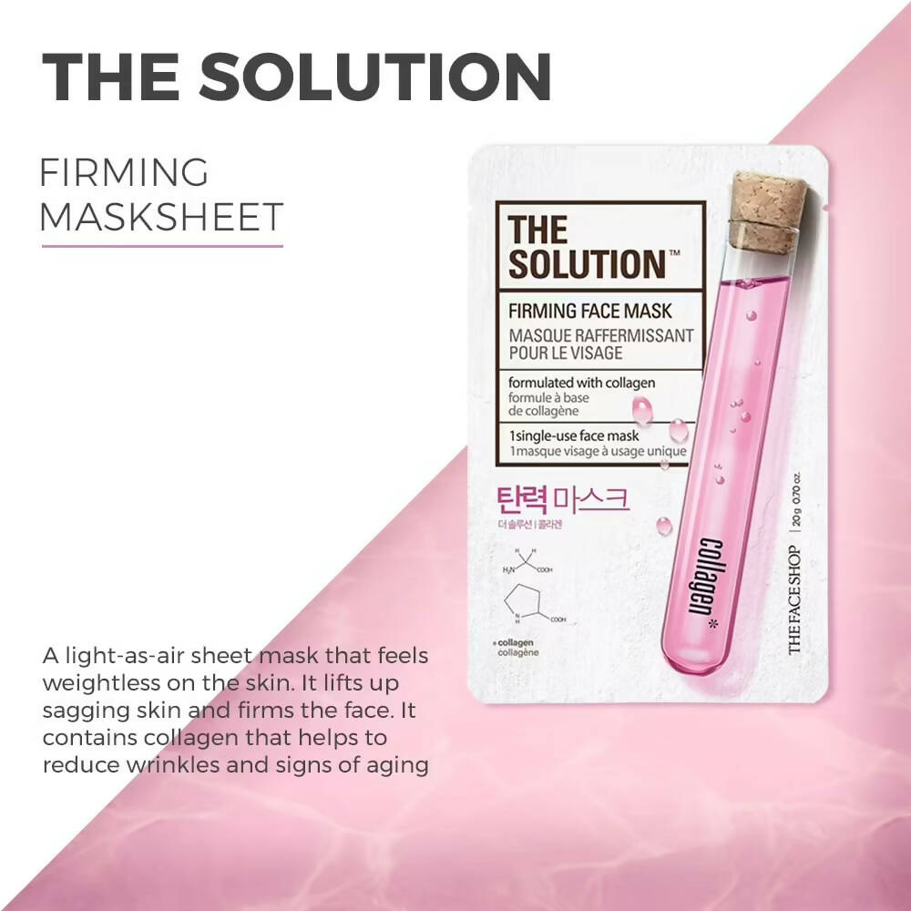 The Face Shop The Solution Firming Face Mask - Korean Skincare | Grocsy