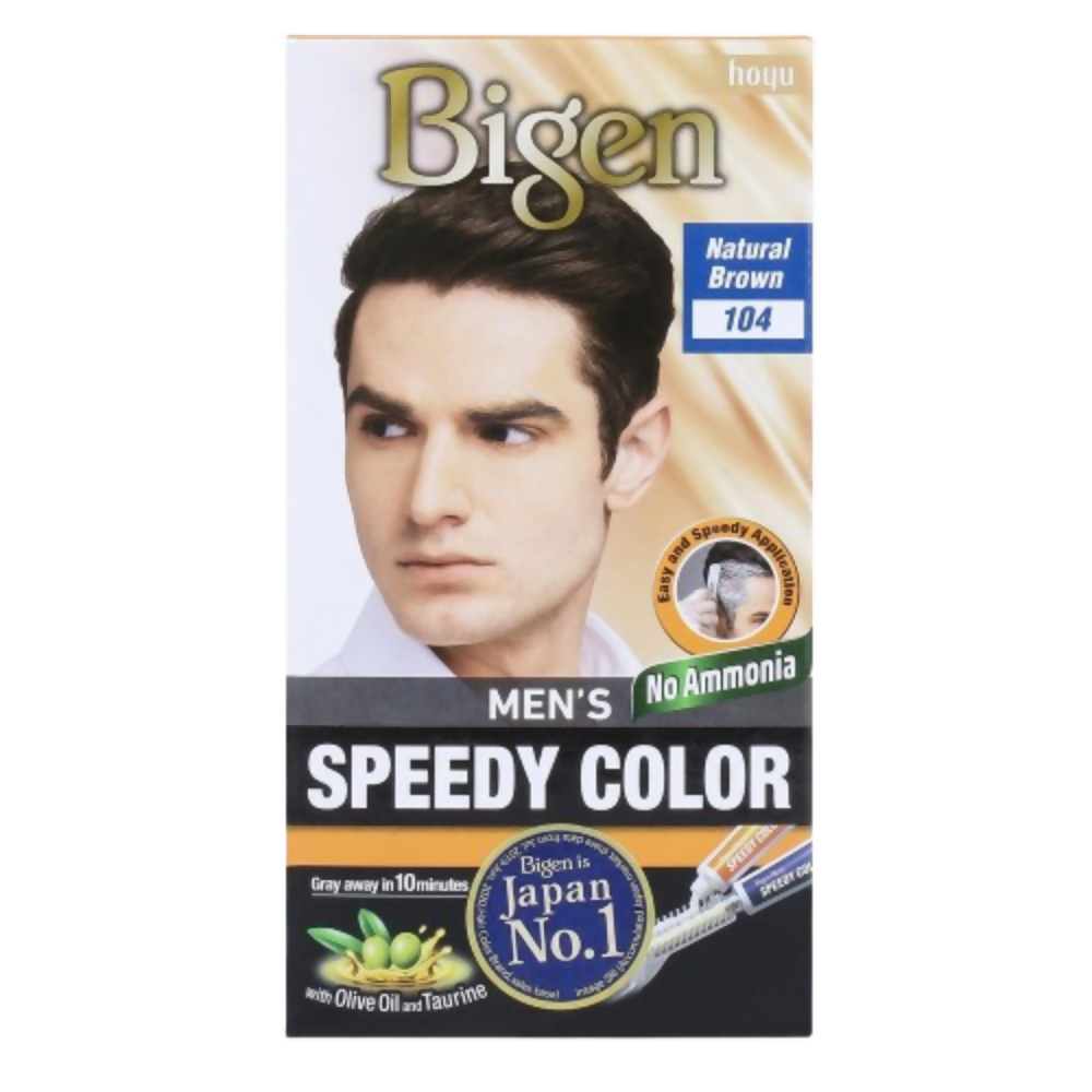 Bigen Men's Speedy Color- Natural Brown-104 | Grocsy
