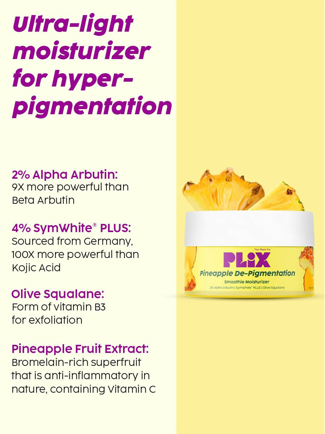 PLIX The Plant Fix Pineapple Pigmentation Skincare Regime Combo For Dark Spot Removal | Grocsy