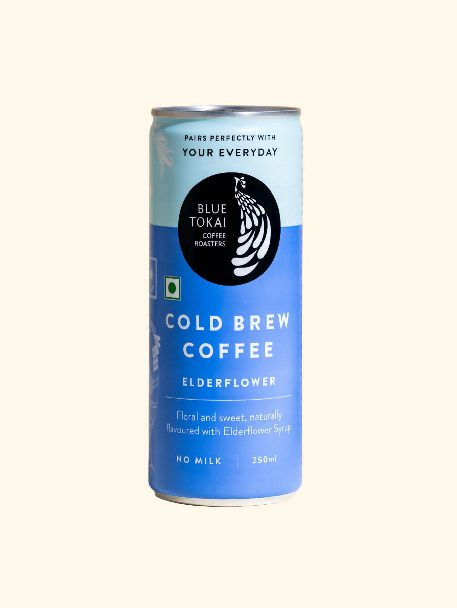 Blue Tokai Cold Brew Coffee Elderflower Can | Grocsy
