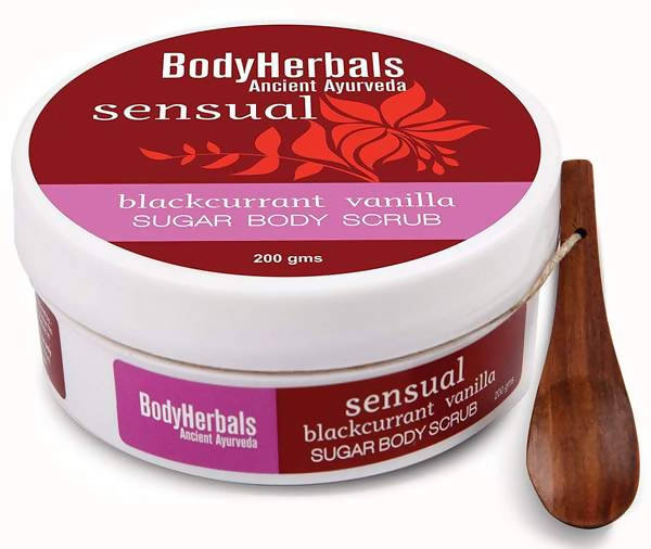 Bodyherbals Sensual Blackcurrant & Vanilla Sugar Body Scrub | Grocsy