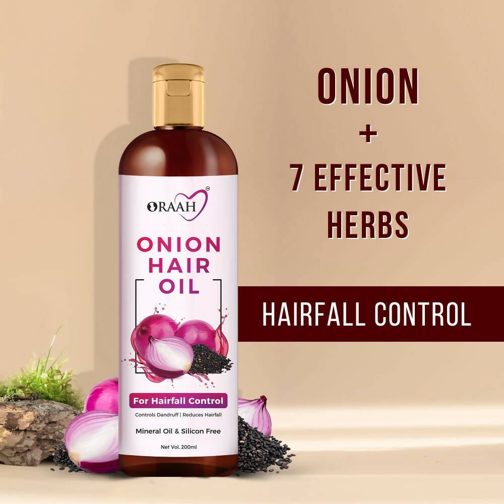 Oraah Beauty Care Combo (Onion Hair oil + Hair Mask + Glow Face Mask) | Grocsy