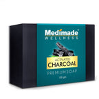 Medimade Wellness Activated Charcoal Premium Soap | Grocsy