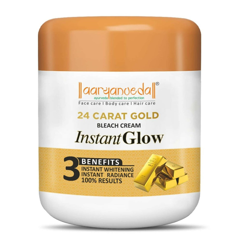 Aaryanveda 24 Carat Gold Bleach Cream | Grocsy