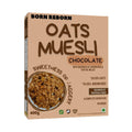 Born Reborn Chocolate Oats & Millets Muesli with Jaggery | Grocsy