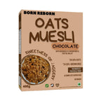 Born Reborn Chocolate Oats & Millets Muesli with Jaggery | Grocsy