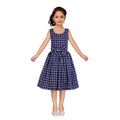 Asmaani Kids Party Wear Stylish Dresses, Perfect for Parties, Functions & Vacations - Navy Blue | Grocsy