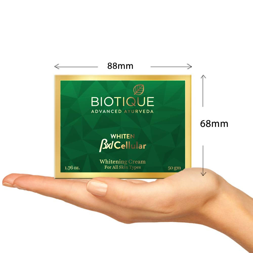 Biotique Advanced Ayurveda Bxl Cellular Whitening Cream For All Skin Types | Grocsy