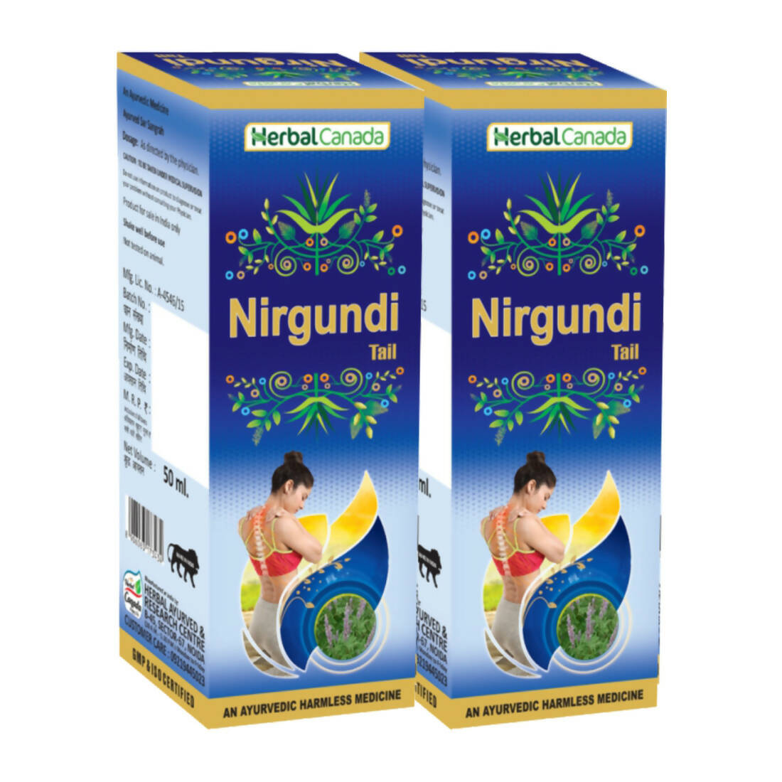 Herbal Canada Nirgundi Oil | Grocsy