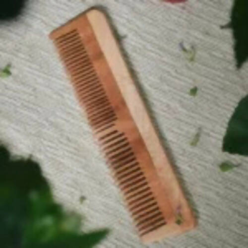 Lakshmi Krishna Naturals Neem Wood Comb | Grocsy