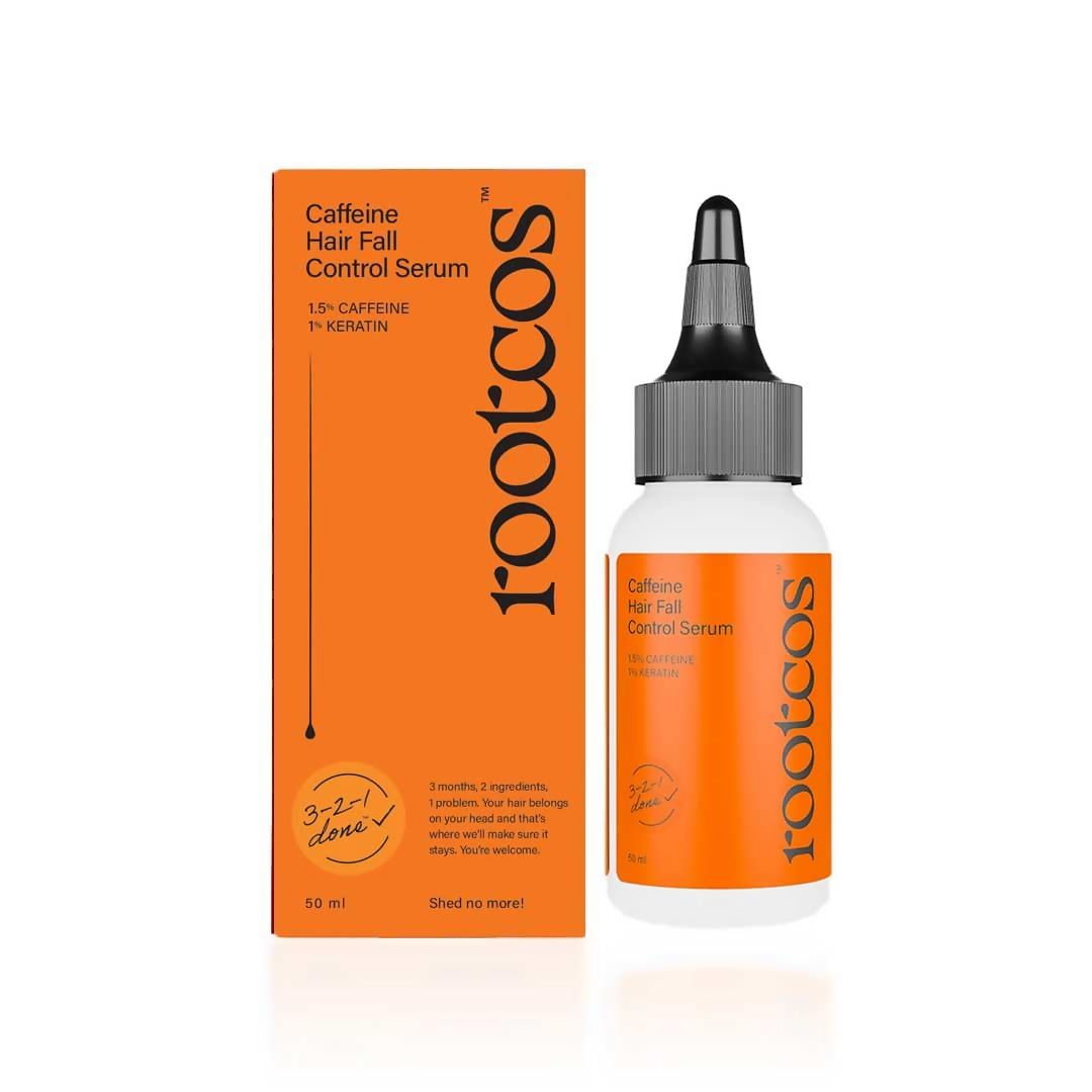 Rootcos Caffeine Hair Fall Control Serum | Grocsy