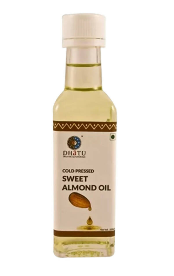 Dhatu Organics & Naturals Cold Pressed Sweet Almond Oil | Grocsy