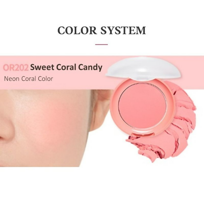 Etude House Lovely Cookie Pressed Powder Blush - Sweet Coral | Grocsy