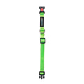 Waggety Padded Dog Collar - Adjustable, Comfortable Fit, Durable Polyester - Green | Grocsy