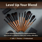 Bronson Professional Premium Makeup Brush Set For Face & Eye | Grocsy