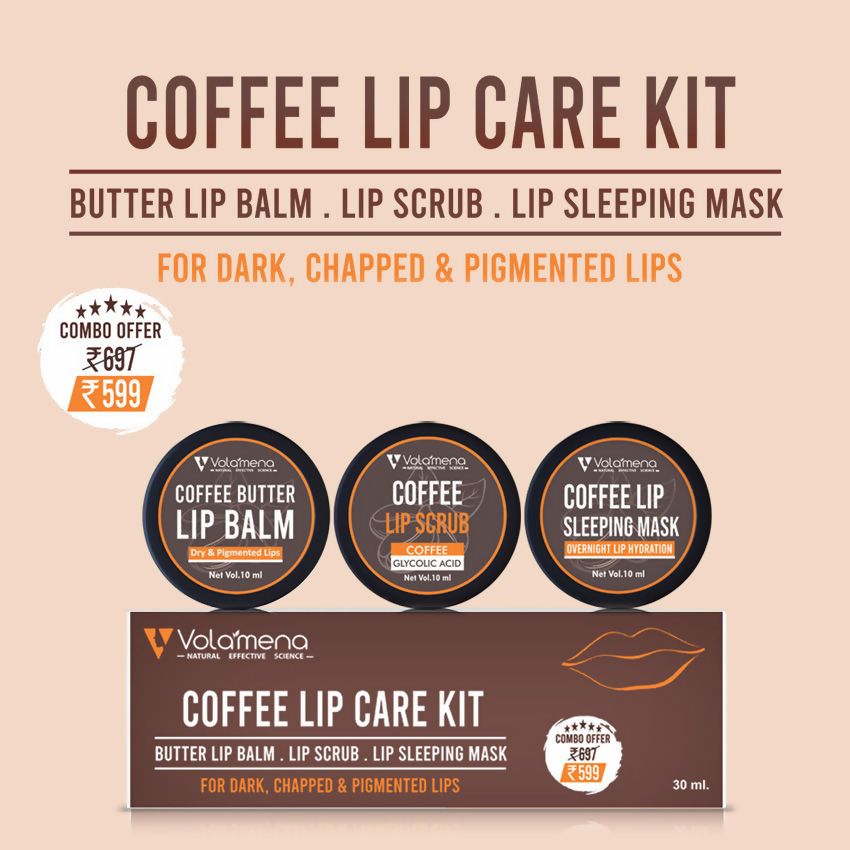 Volamena Coffee Lip Care Kit | Grocsy
