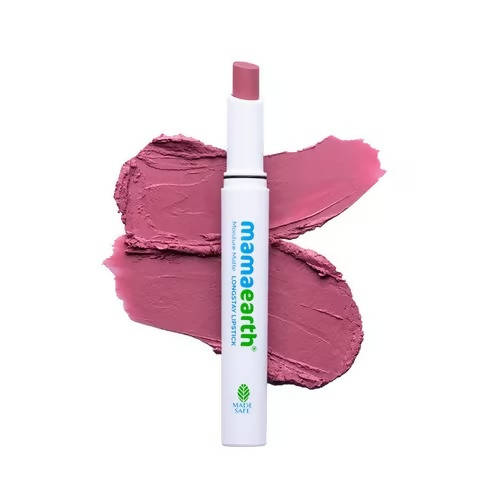 Mamaearth Moisture Matte Long Stay Lipstick-Pink Tulip | Grocsy