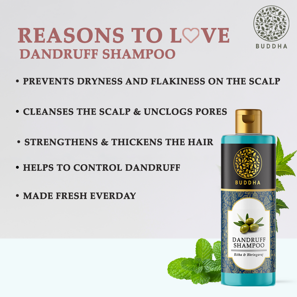 Buddha Natural Anti Dandruff Shampoo | Grocsy