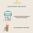 Tamas Handmade & Eco-Friendly Earthen Carry Water Bottle With Sipper Cap | Grocsy