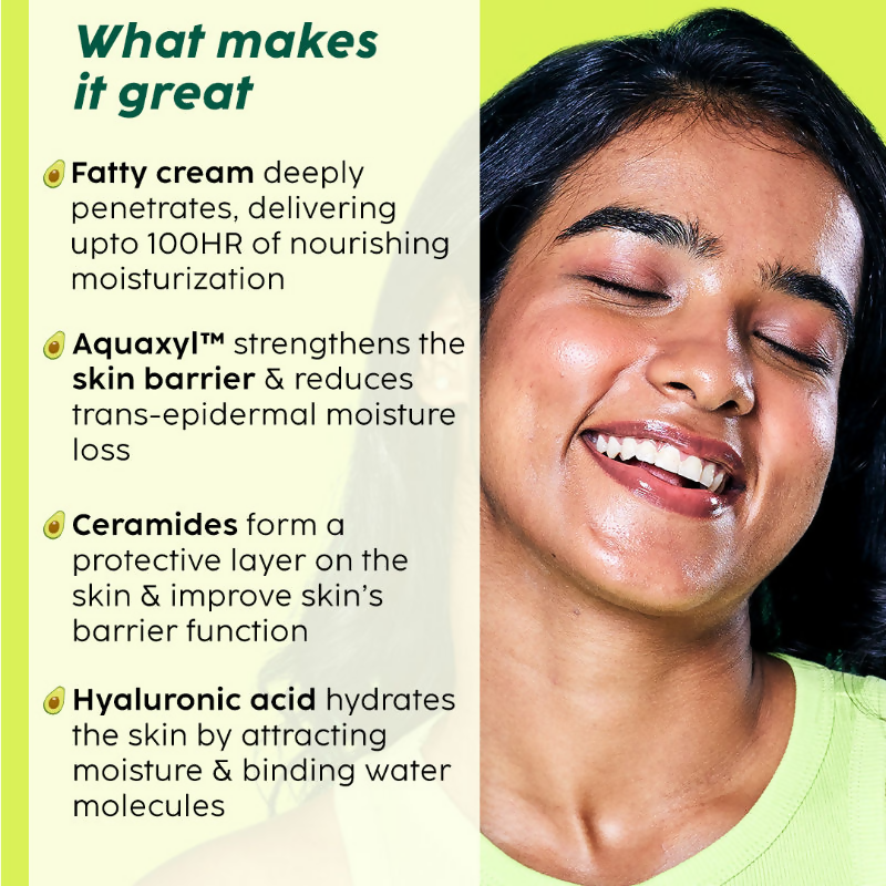 PLIX The Plant Fix Avocado 1% Ceramide Moisture Rush Barrier Repair Cream With SPF 20 | Grocsy