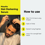 Masofta Anti Grey Hair Darkening Serum | Grocsy