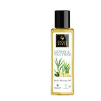 Good Vibes Lemon & Tea Tree Body Massage Oil | Grocsy