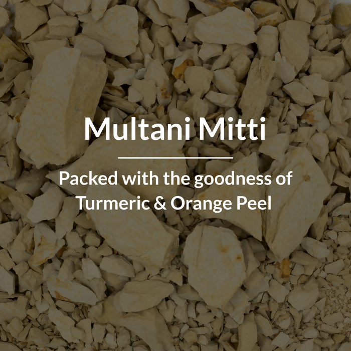 Lotus Botanicals Multani Mitti Turmeric & Orange Peel Skin Tightening & Brightening Face Pack | Grocsy