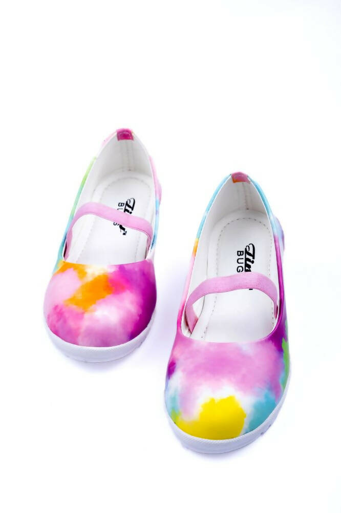 Tiny Bugs Girls Prited Flat Causal Wear Ballerinas - Multi Color | Grocsy