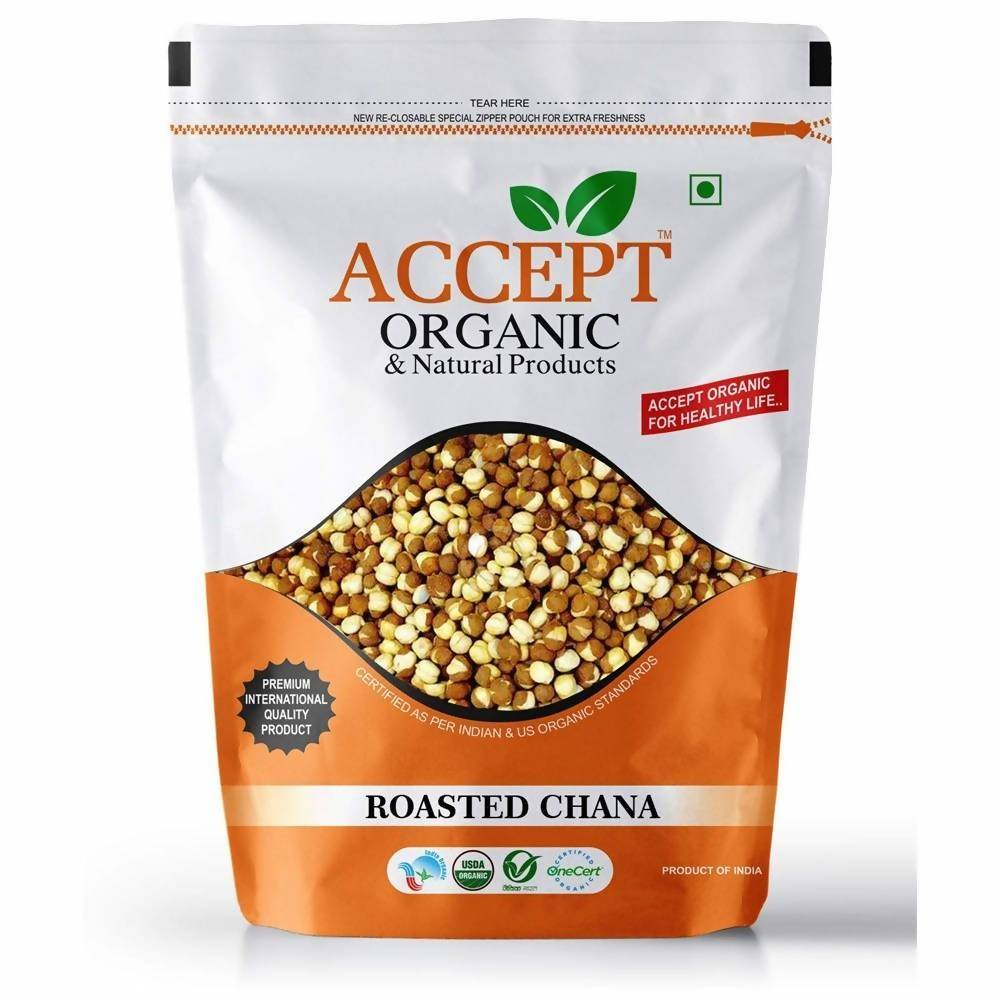 Accept Organic Roasted Chana | Grocsy