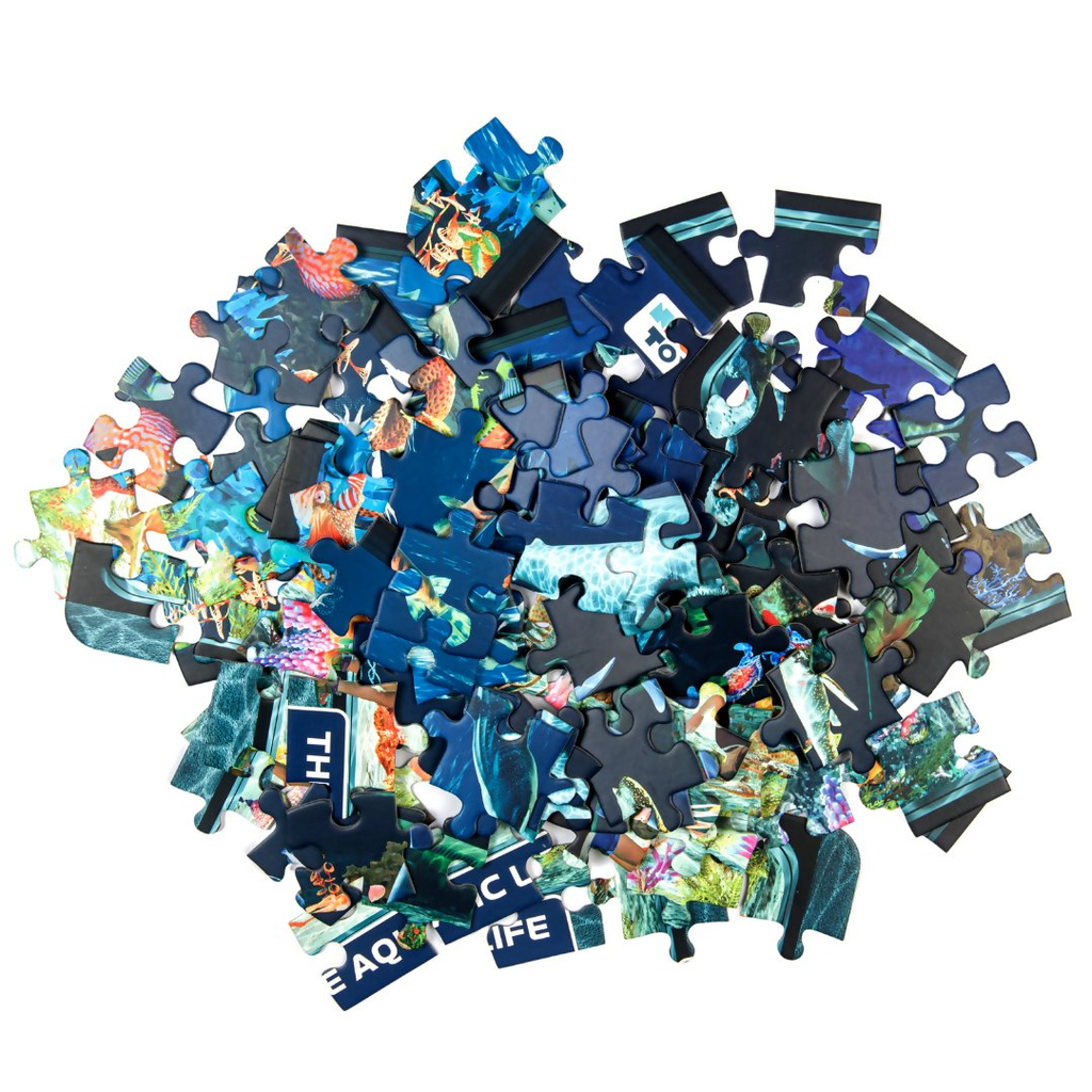 Nesta Toys Aquatic Life Jigsaw Puzzle for Kids, Jumbo Floor Puzzle, Educational Toy (6+ Years) | Grocsy