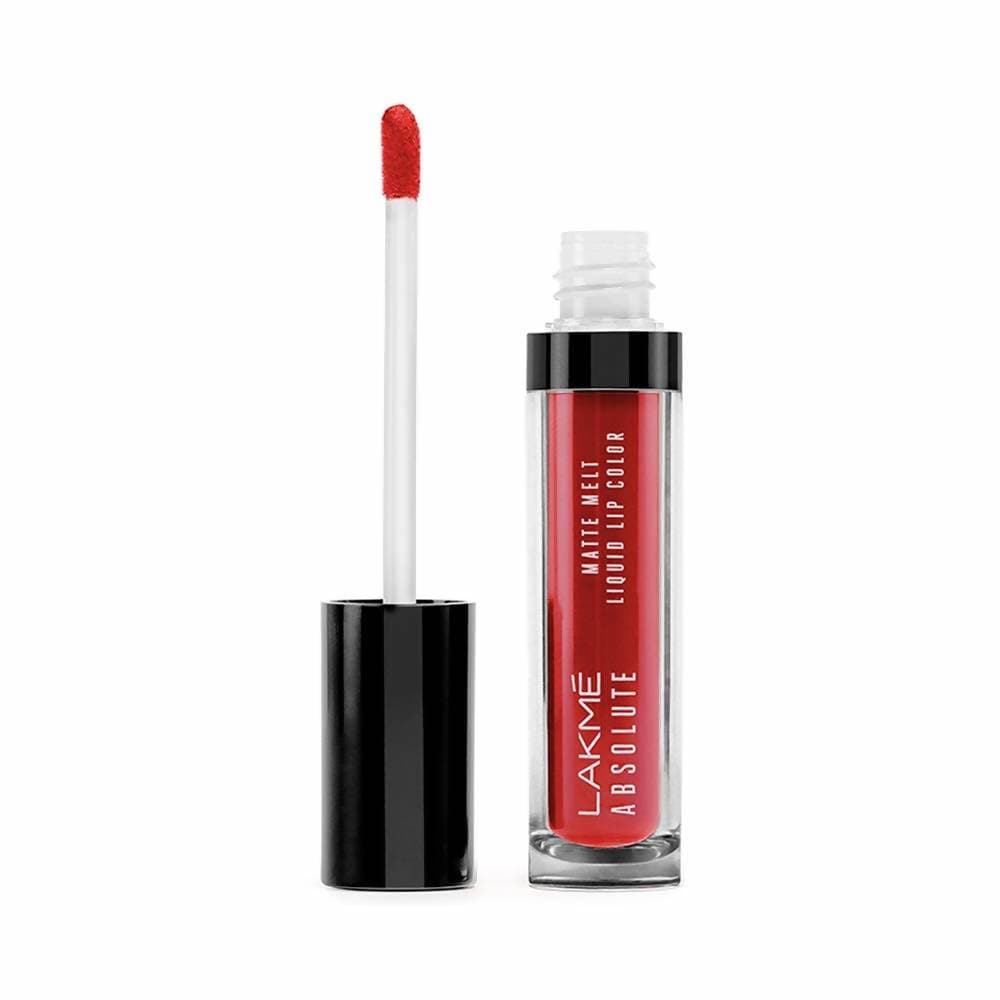 Lakme Absolute Matte Melt Liquid Lip Color-Red Smoke | Grocsy