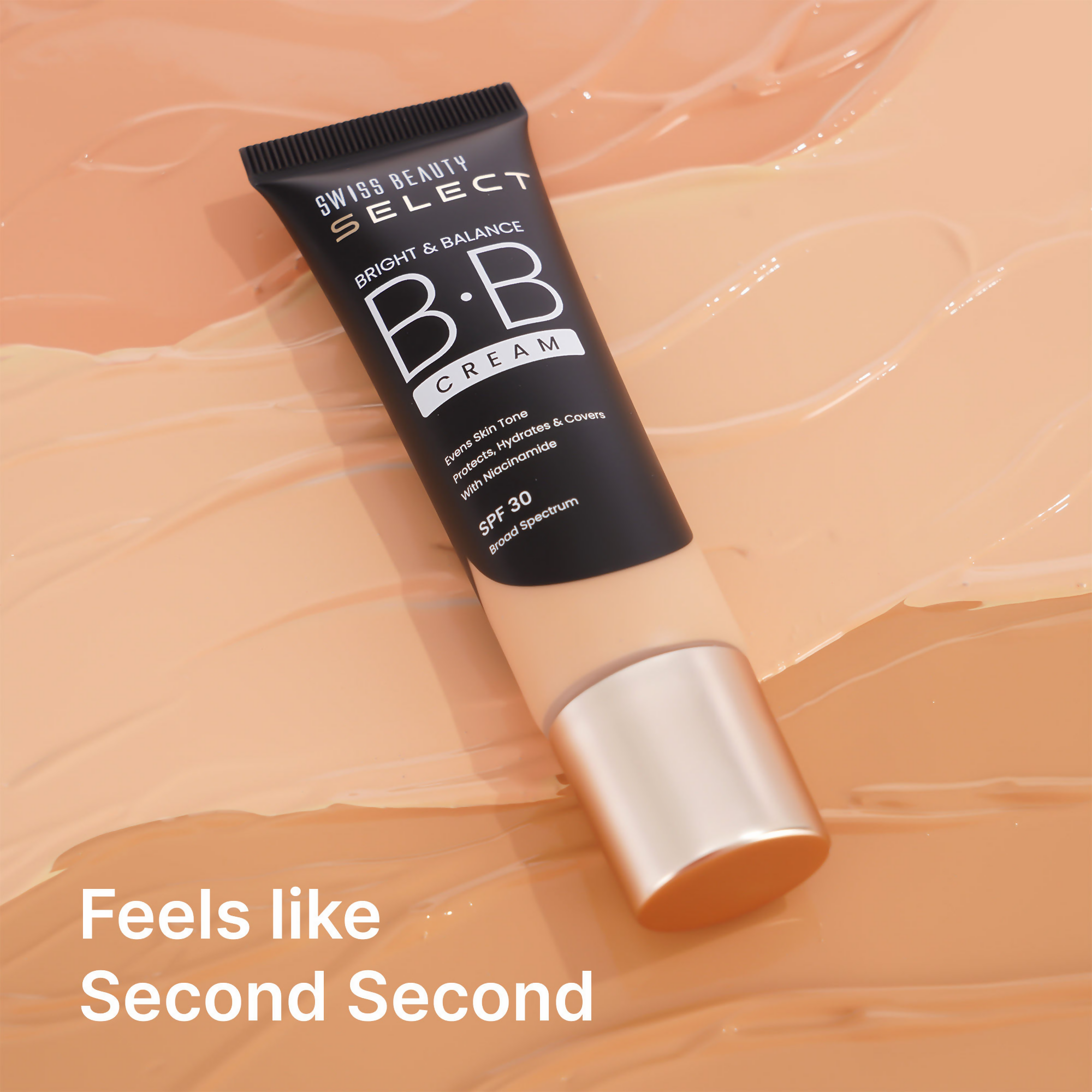 Swiss Beauty Select Bright & Balance BB Cream With Niacinamide - 6 My Cinnamon | Grocsy