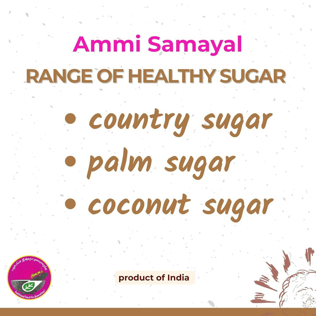 Ammi Samayal Country Sugar Pure Naatu Sakkarai Brown Sugar | Grocsy