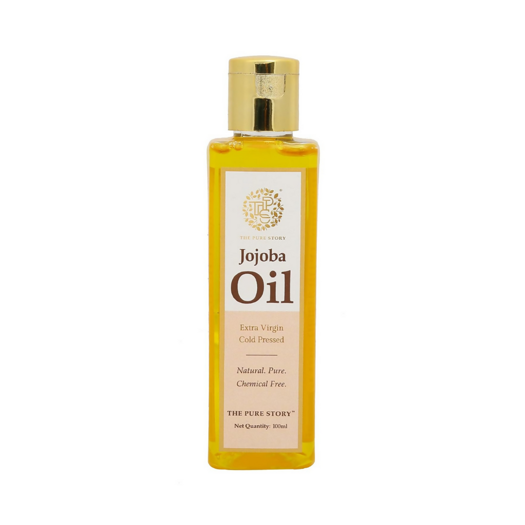 The Pure Story Natural Cold Pressed Jojoba Oil for Hair & All Body parts | Grocsy