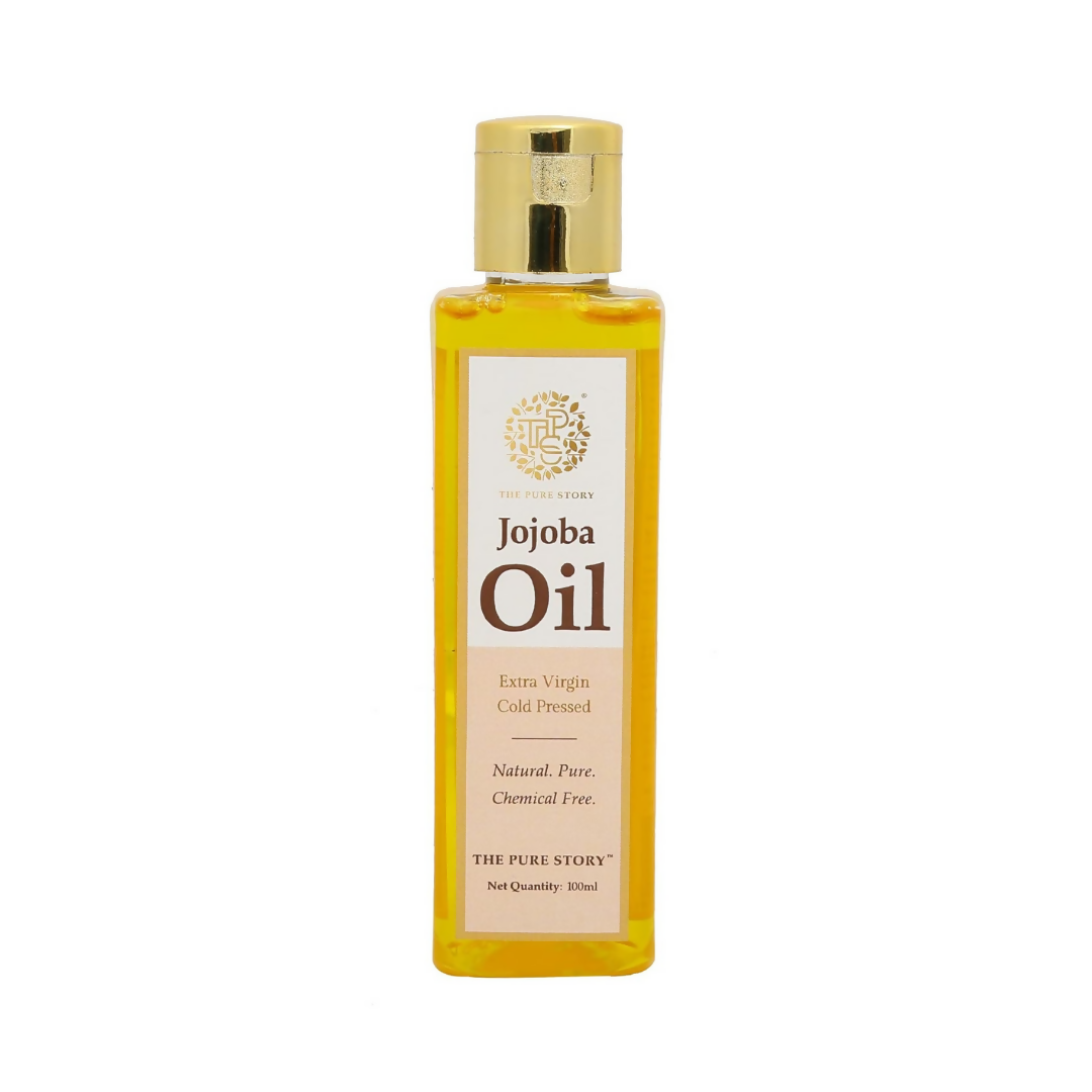 The Pure Story Natural Cold Pressed Jojoba Oil for Hair & All Body parts | Grocsy