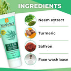 Krishna's Herbal & Ayurveda Neem Face Wash | Grocsy