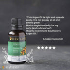 Soulflower Cold Pressed Argan Carrier Oil Pure & Natural | Grocsy