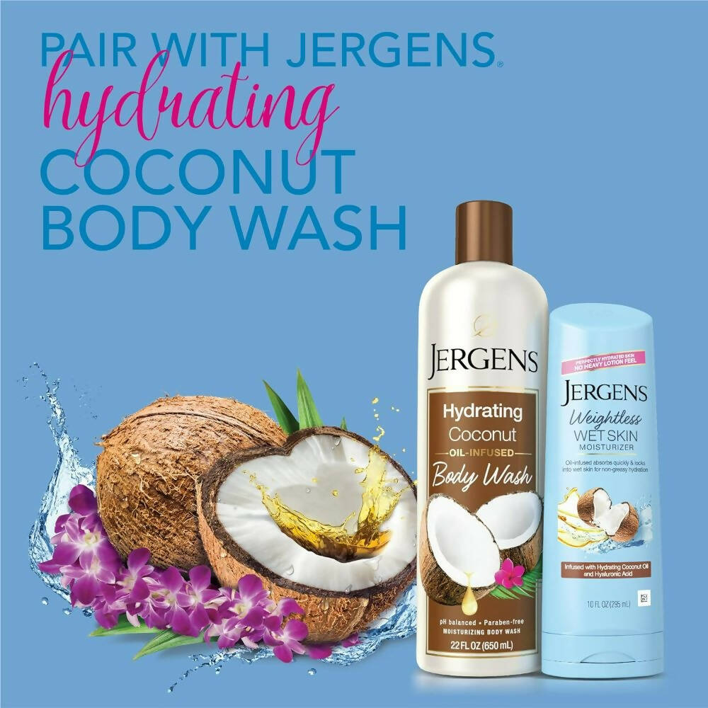 Jergens Wet Skin Body Moisturizer With Refreshing Coconut Oil | Grocsy
