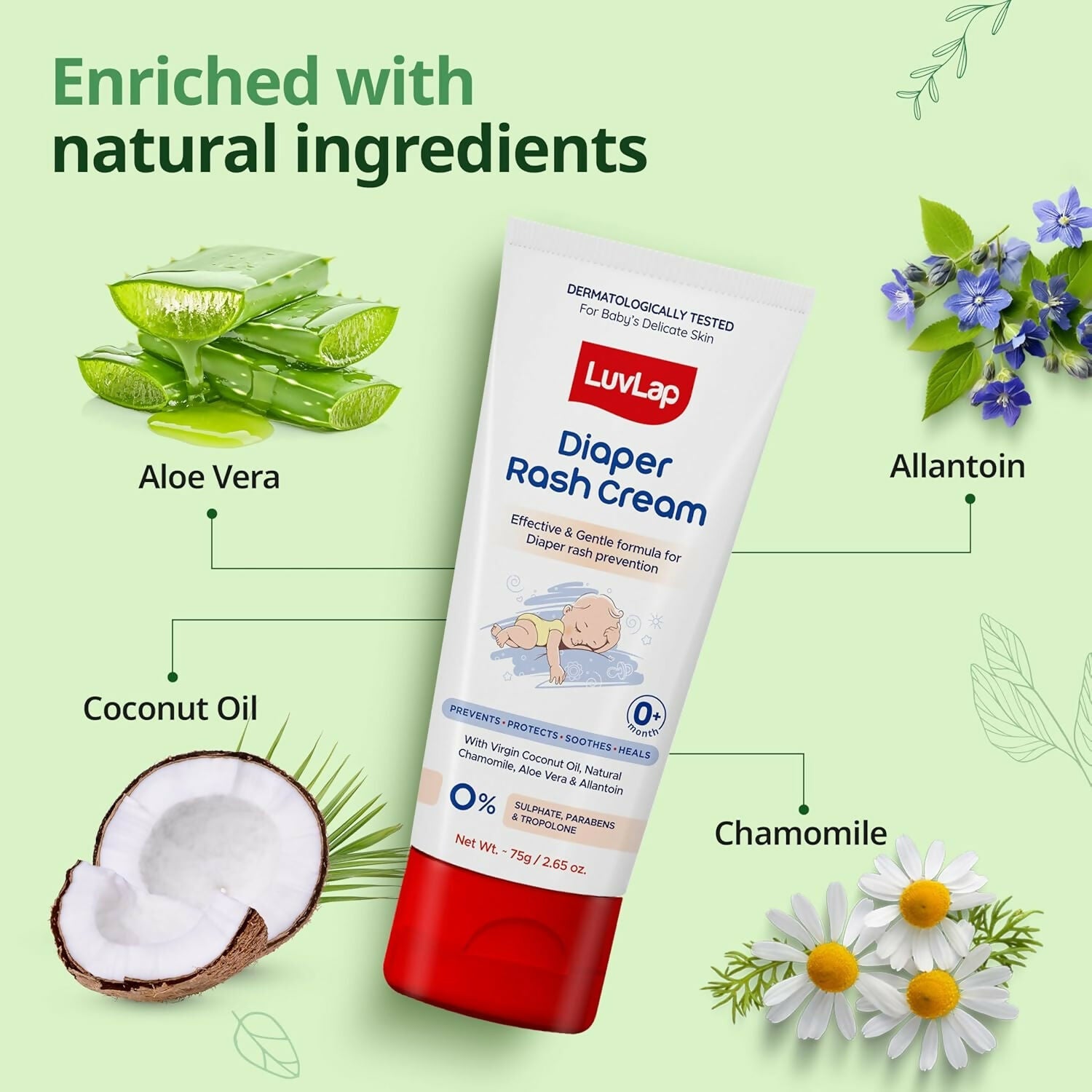 LuvLap Baby Diaper Rash Cream | Grocsy
